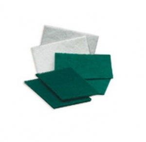 Waxie Sanitary Supply Scouring Pads - Scouring Pad, #86, Green - 350494