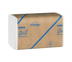 Kimberly-Clark Scott Multi-Fold Paper Towels - Scott Paper Towel, Multi-Fold, White - 850390