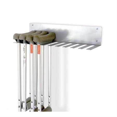 Wall Mounted Crutch Storage Rack Wall Mounted Crutch Storage Rack - 18"W x 7"D x 4"H