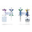 Wall-Mounted Pipette Holder Universal Wall-Mounted Pipette Stand