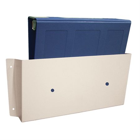 Wall Pocket Beige Vinyl-Clad - 17"W x 9.75"H