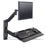 Wall Track Computer Mounting System 19" Wall Track with Folding Keyboard and Monitor Arm