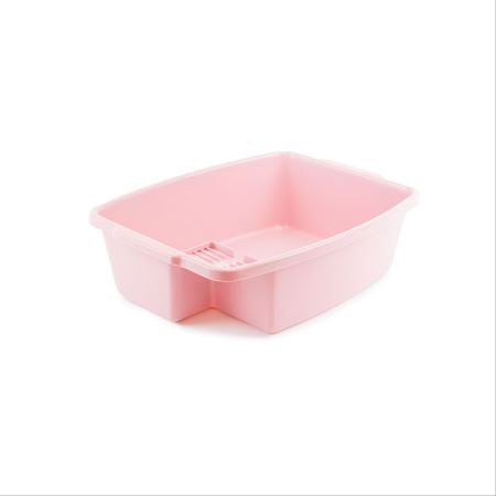 Wash Basin with Built-in Soap Dish Rectangle 7qt - Dusty Rose