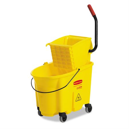 Wavebrake Bucket/Wringer Combination WaveBrake 44qt Mop Bucket - Yellow