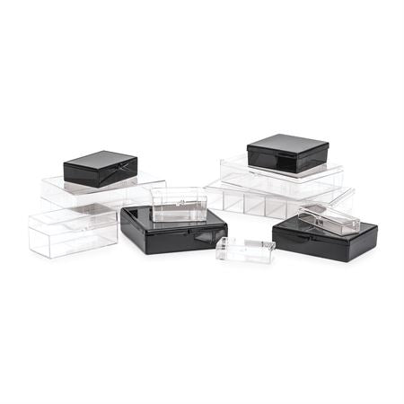 Western Blot Box Choice of Clear or Light Blocking Black 6.5cm W x 8.9cm L x 2.5cm H