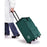 Wheeled Medication Transport Tote 9.5"D x 15.5"W x 22"H, Green