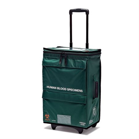 Wheeled Specimen Transport Wheeled Specimen Transport - 15.5"W x 9.5"D x 22"H - Green