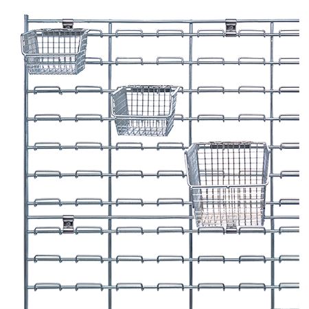 Wire Mesh Hang & Stack Bin 17"W x 18.5"D x 11.25"H