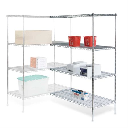 Add-On Unit 60"W x 18"D (each shelf) - Overall: 78"W x 60"D x 63"H