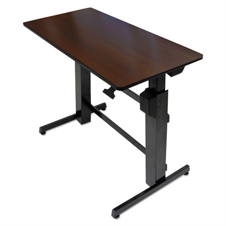 Workfit-D Sit-Stand Desks Workfit-D Sit-Stand Desk - Walnut/Black