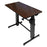 Workfit-D Sit-Stand Desks Workfit-D Sit-Stand Desk - Walnut/Black