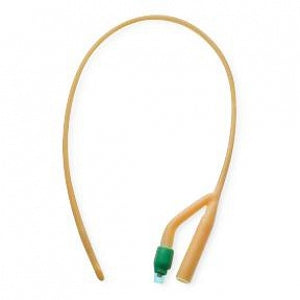 Amsino Medical 2-Way 100% Silicone Foley Catheters - Foley Catheter, 2-Way, Latex, 16 Fr, 5 cc - AS41016