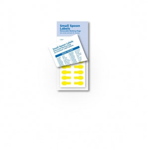 Centurion Centurion General Nursing Labels - Yellow Spoon General Nursing Label, 25/Sheet, 500/Pack - YL8539