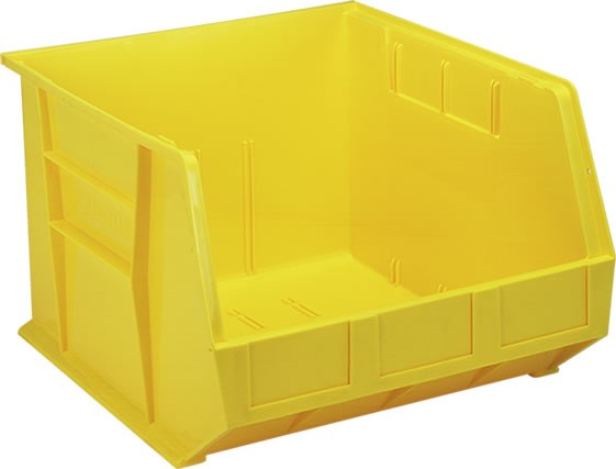 Ultra Hang and Stack Bin, 4" x 5" x 3", Yellow