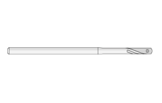 Microaire Wire Pass Drill Burs - Wire-Pass Drill Bur, Stainless Steel, Medium, 2 Flutes x 2 mm - ZB-149