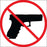 Zing Enterprises LLC Kansas No Concealed Weapons Signs - SIGN, CONCEALED CARRY, KANSAS, 8X8, PL - 1802