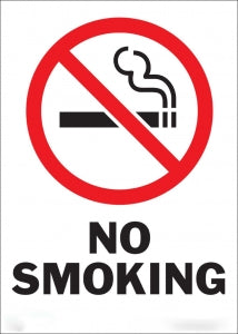 Zing Enterprises LLC No Smoking Labels - DECAL, NO SMOKING SYMBOL, 7X5, 2PK - 1831D