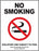 Zing Enterprises LLC New Jersey No Smoking Signs - DECAL, NO SMOKING, NJ, 5X7, 2PK - 1856D