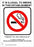 Zing Enterprises LLC Rhode Island No Smoking Signs - LABEL, NO SMOKING, RI, 5X7, 2PK - 1862S