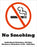 Zing Enterprises LLC Tennessee No Smoking Signs - SIGN, NO SMOKING, TN, 7INWX10INH, POLYSTYRN - 1865S