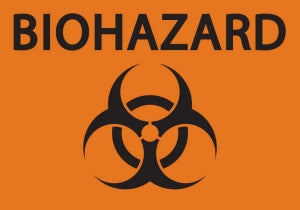 Zing Enterprises LLC Biohazard Signs - SIGN, BIOHAZARD, 7X10, ALUMINUM - 1912A