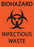 Zing Enterprises LLC Biohazard Infectious Waste Signs - SIGN, BIOHZ INFECTIOUS WASTE, 10X7, AL - 1915A