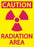 Zing Enterprises LLC Caution Radiation Area Signs - SIGN, CAUTION RADIATION AREA, 10X7, AL - 1925A