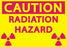 Zing Enterprises LLC Caution Radiation Hazard Signs - SIGN, CAUTION RADIATION HAZARD, 7X10, AL - 1927A