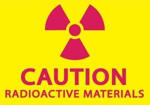 Zing Enterprises LLC Caution Radioactive Materials - LABEL, CAUTION RADIATN MATERIALS, 5X7, SA - 1928S