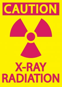 Zing Enterprises LLC Caution X-Ray Radiation - SIGN, CAUTION X-RAY RADIATION, 10X7, AL - 1934A