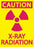 Zing Enterprises LLC Caution X-Ray Radiation - SIGN, CAUTION X-RAY RADIATION, 10X7, AL - 1934A