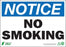 Zing Enterprises LLC Notice No Smoking Signs - SIGN, NOTICE NO SMOKING, 10X14, ADHESIVE - 2133S