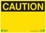 Zing Enterprises LLC Blank Caution Signs - SIGN, CAUTION, BLANK, 10X14, ADHESIVE - 2144S