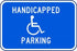 Zing Enterprises LLC Handicapped Parking Signs - SIGN, HANDICAPPED PARKING W/PIC, 18X12 - 2210