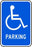 Zing Enterprises LLC Handicapped Parking Signs - SIGN, PARING W/HANDICAP SYMBOL, 12X18 - 2213