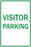 Zing Enterprises LLC Patient and Visitor Parking Signs - SIGN, VISITOR PARKING, 12X18 - 2276