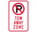 Zing Enterprises LLC No Parking Tow Away Zone Parking Sign - SIGN, TOW AWAY ZONE NO PARKING, 12X18, EG - 2463