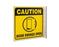 Zing Enterprises LLC Caution Door Swings Open V and L Projecting Signs - SIGN, CAUTION DOOR SWINGS OPEN L - 2591