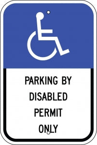 Zing Enterprises LLC Florida Parking Signs - SIGN, HANDICAPPED PARKING, FLORIDA, 12X18 - 2685