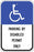 Zing Enterprises LLC Florida Parking Signs - SIGN, HANDICAPPED PARKING, FLORIDA, 12X18 - 2685