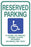 Zing Enterprises LLC Hawaii Parking Signs - SIGN, HANDICAPPED PARKING, HAWAII - 2688