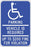 Zing Enterprises LLC Minnesota Parking Signs - SIGN, HANDICAPPED PARKING, MINNESOTA - 2691