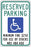 Zing Enterprises LLC Nevada Parking Signs - SIGN, HANDICAPPED PARKING, NEVADA - 2695