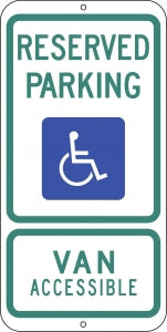 Zing Enterprises LLC Texas Parking Signs - SIGN, HANDICAPPED PARKING, TEXAS - 2704