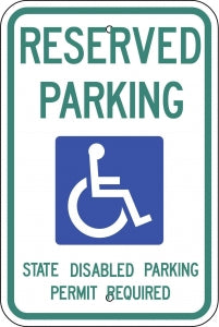 Zing Enterprises LLC Washington Parking Signs - SIGN, HANDICAPPED PARKING, WASHINGTON - 2706