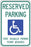 Zing Enterprises LLC Washington Parking Signs - SIGN, HANDICAPPED PARKING, WASHINGTON - 2706