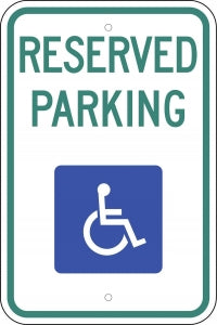 Zing Enterprises LLC Wyoming Parking Signs - SIGN, HANDICAPPED PARKING, WYOMING - 2707