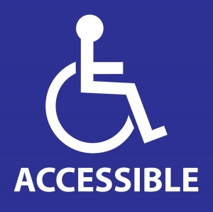 Zing Enterprises LLC Handicapped Accessible Decals - DECAL, HANDICAPPED ACCESSIBLE, 2PK - 2715