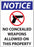 Zing Enterprises LLC Missouri & Wisconsin No Concealed Weapons Signs - SIGN, CONCEALED CARRY, MO & WI, 14X10, AL - 2803A