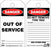 Zing Enterprises LLC Safety Tags - TAG, DANGER, OUT OF SERVICE - 7011